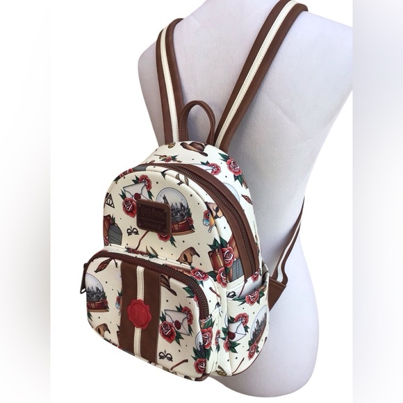 Loungefly Harry Potter Tattoo Art Mini Backpack main image 4